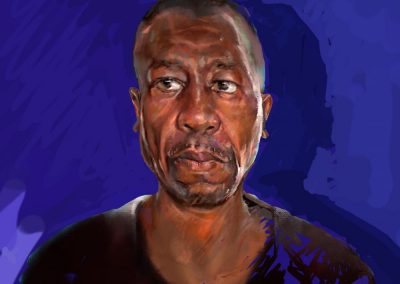 Corel Painter digital painting of the artist